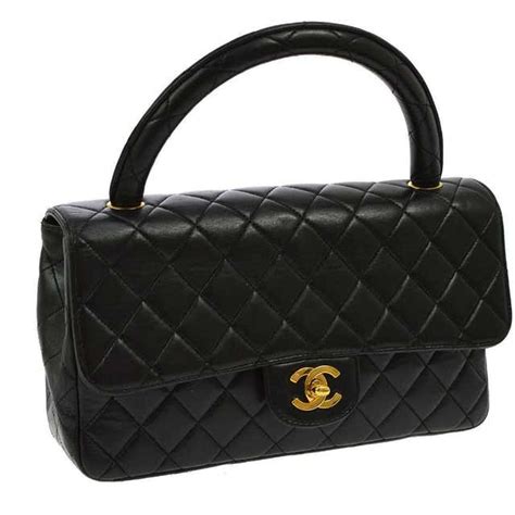 vintage chanel trademarked handbags 1960s.